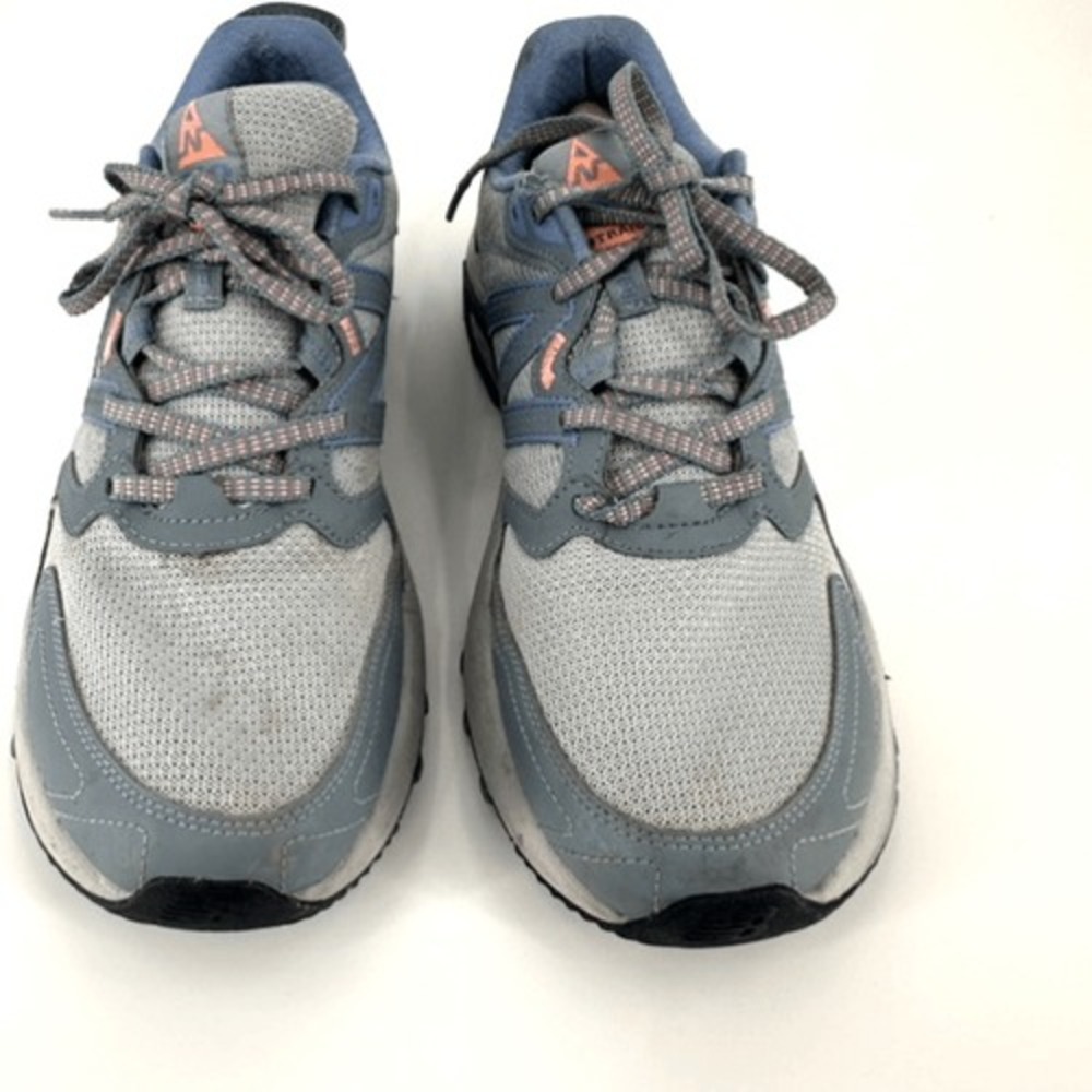New Balance 410 V7 Trail Running‎ Sneaker Womens 11 Blue Grey WT410LG7 Gorpcore - Picture 3 of 12